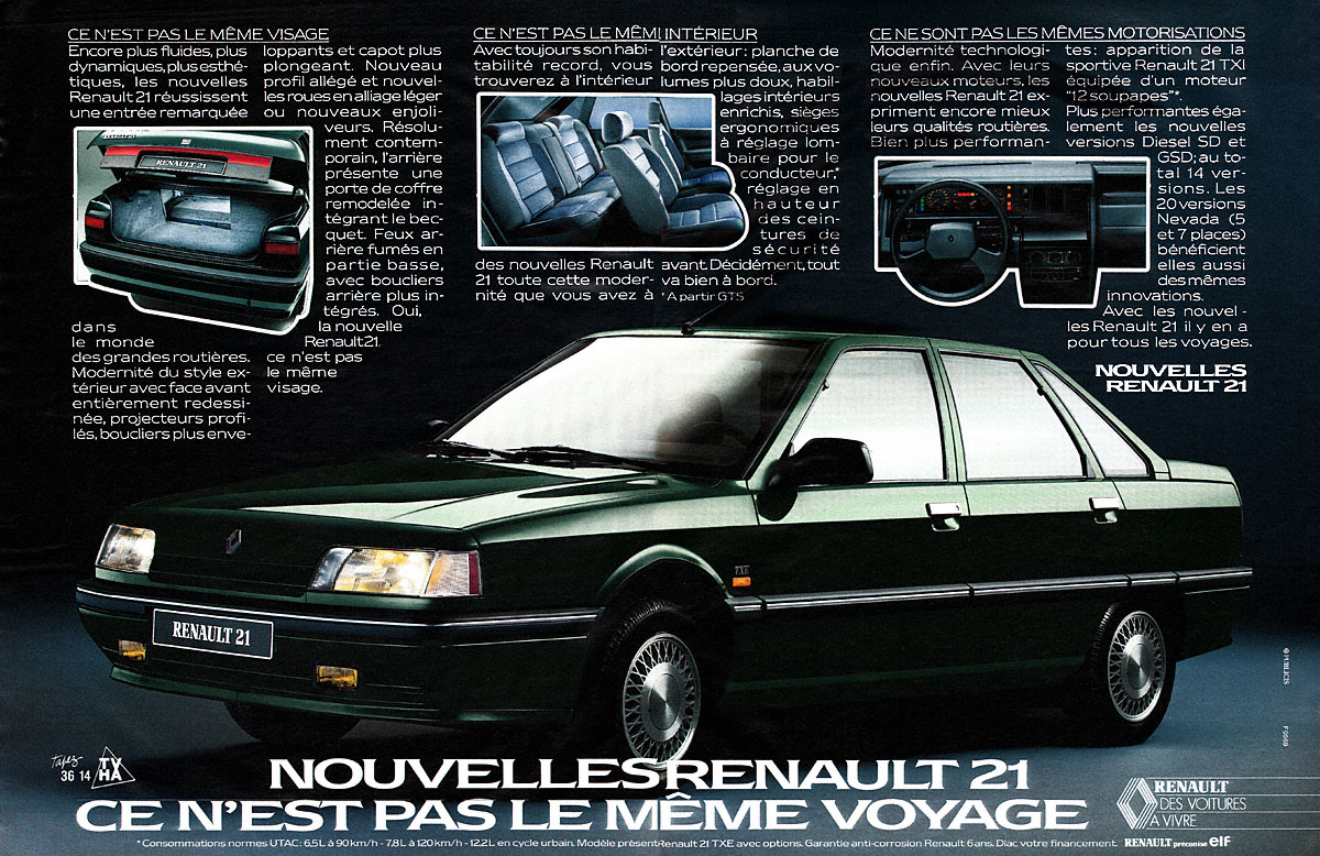 Publicité Renault 1989