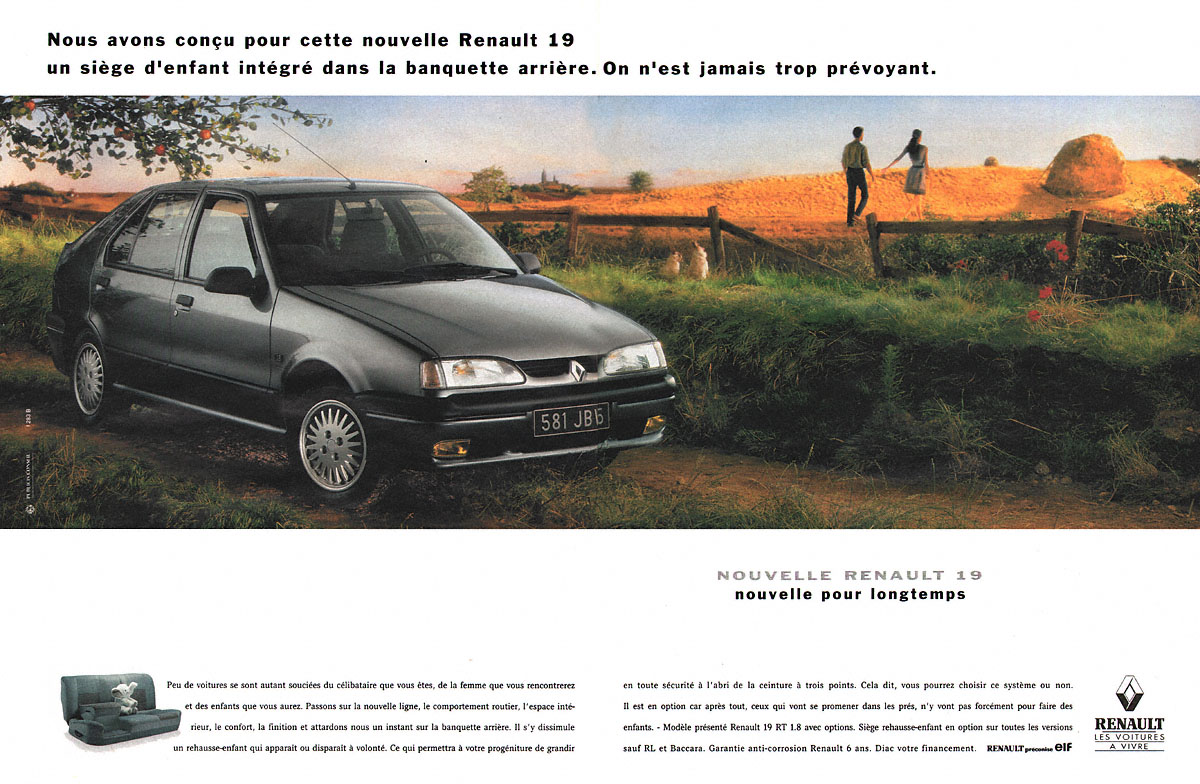 Publicité Renault 1992