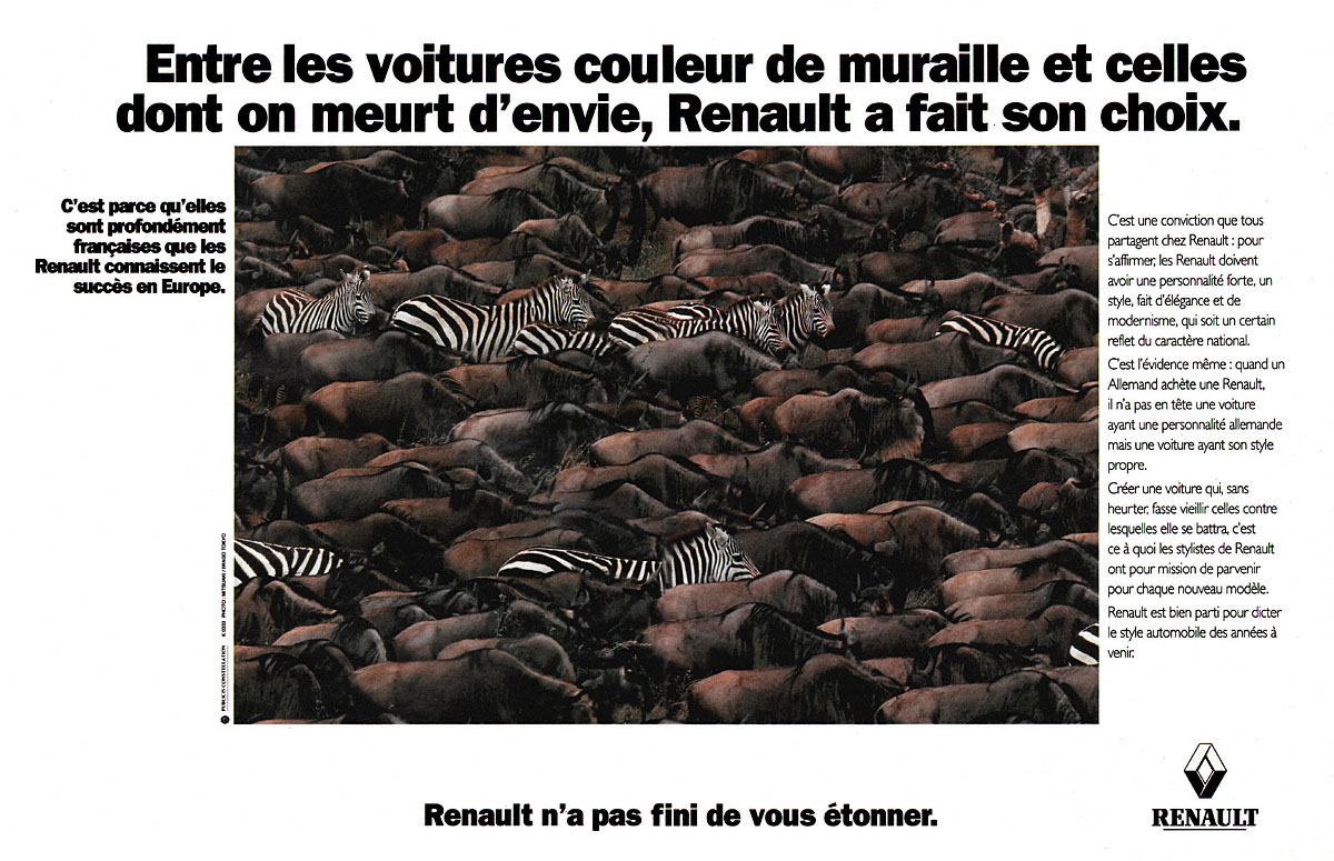 Publicité Renault 1994