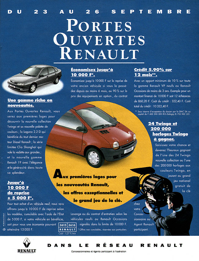 Publicité Renault 1994