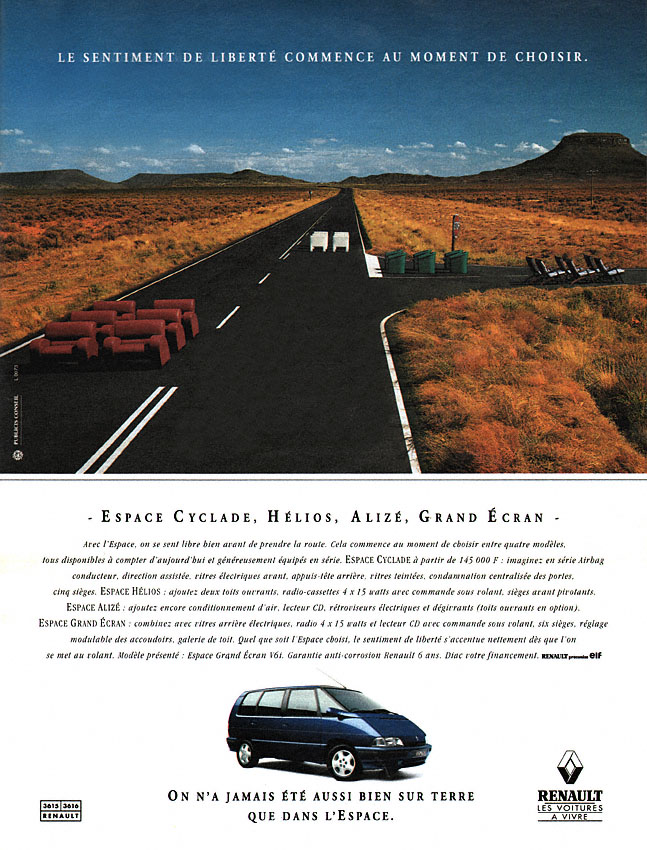 Publicité Renault 1995