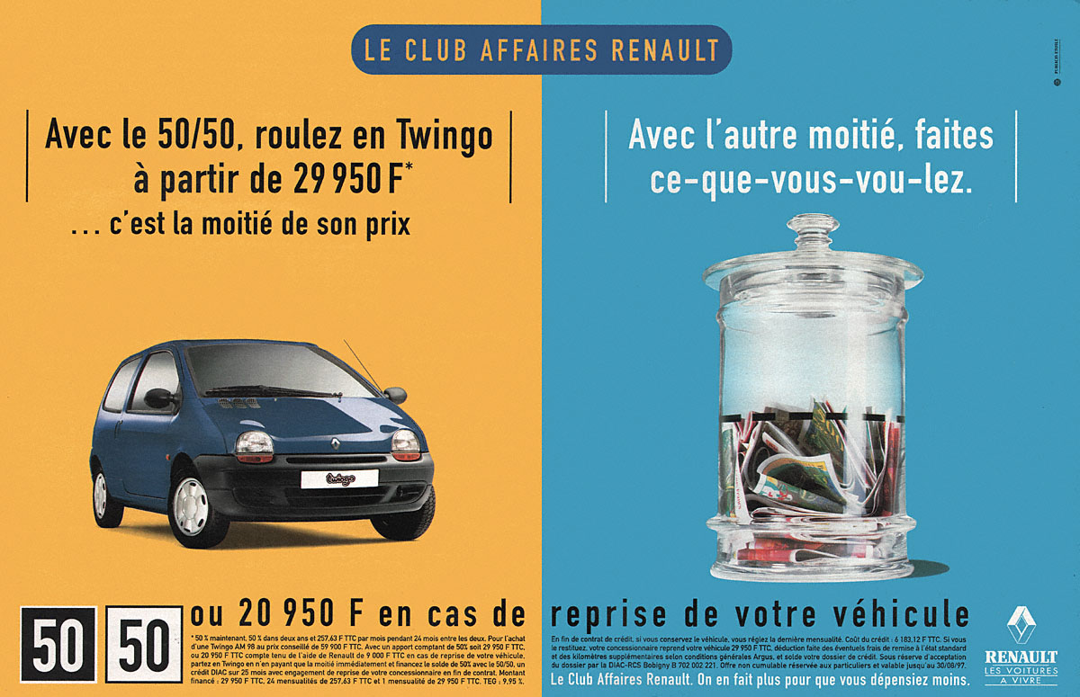 Publicité Renault 1997