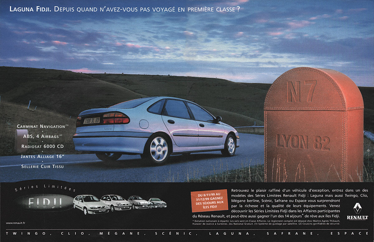 Publicité Renault 1999