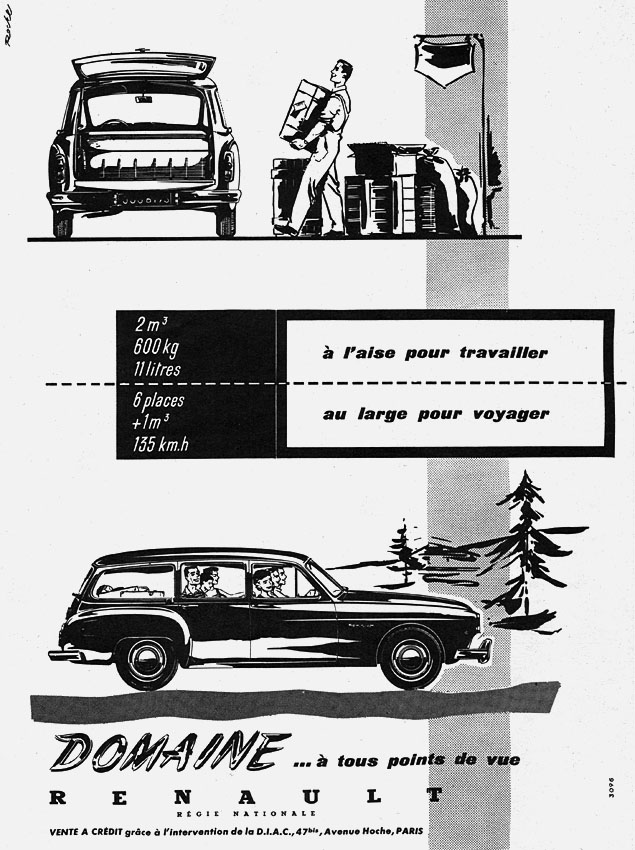 Publicité Renault 1957