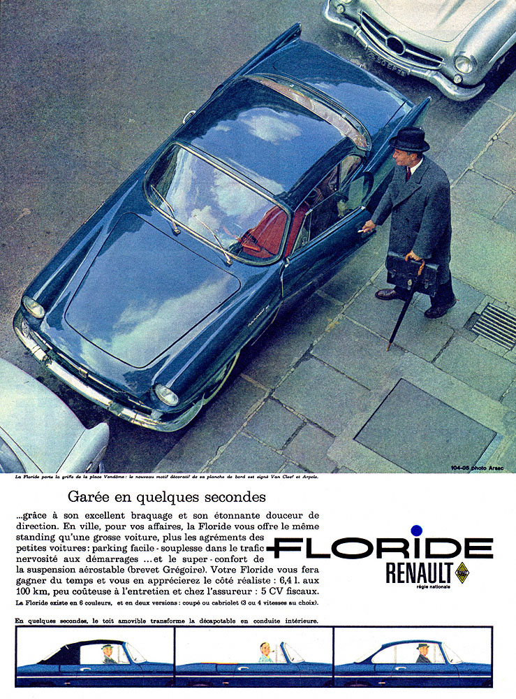 Publicité Renault 1960
