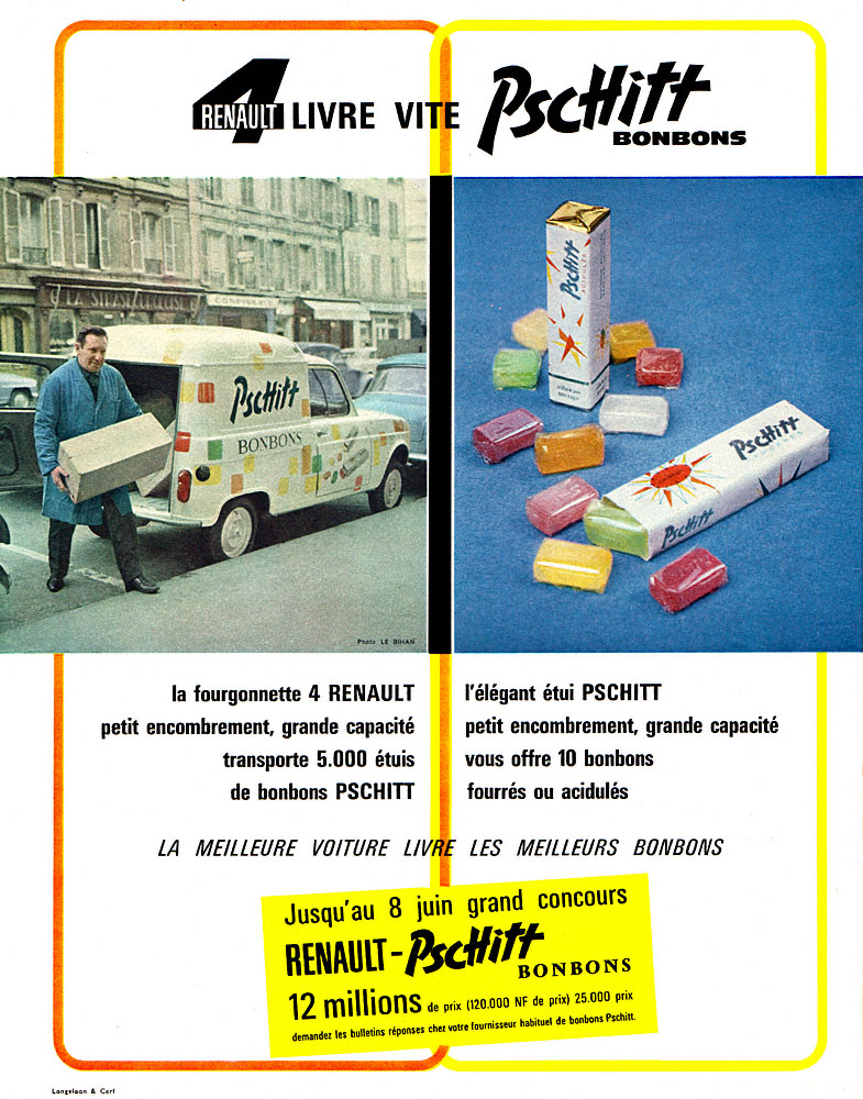 Publicité Renault 1962