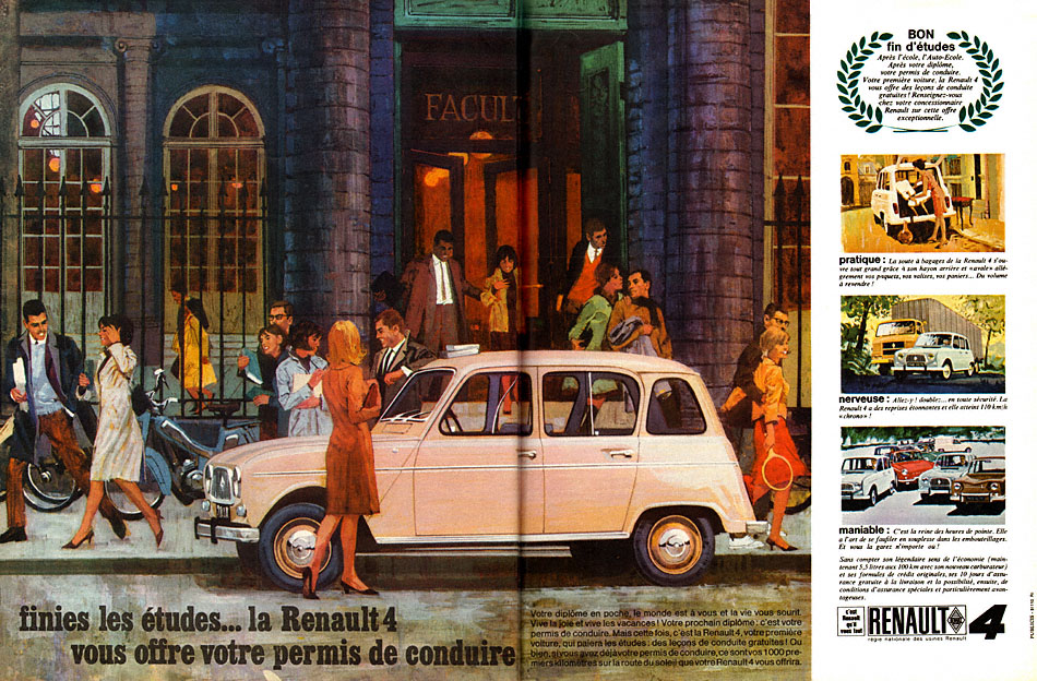 Publicité Renault 1965