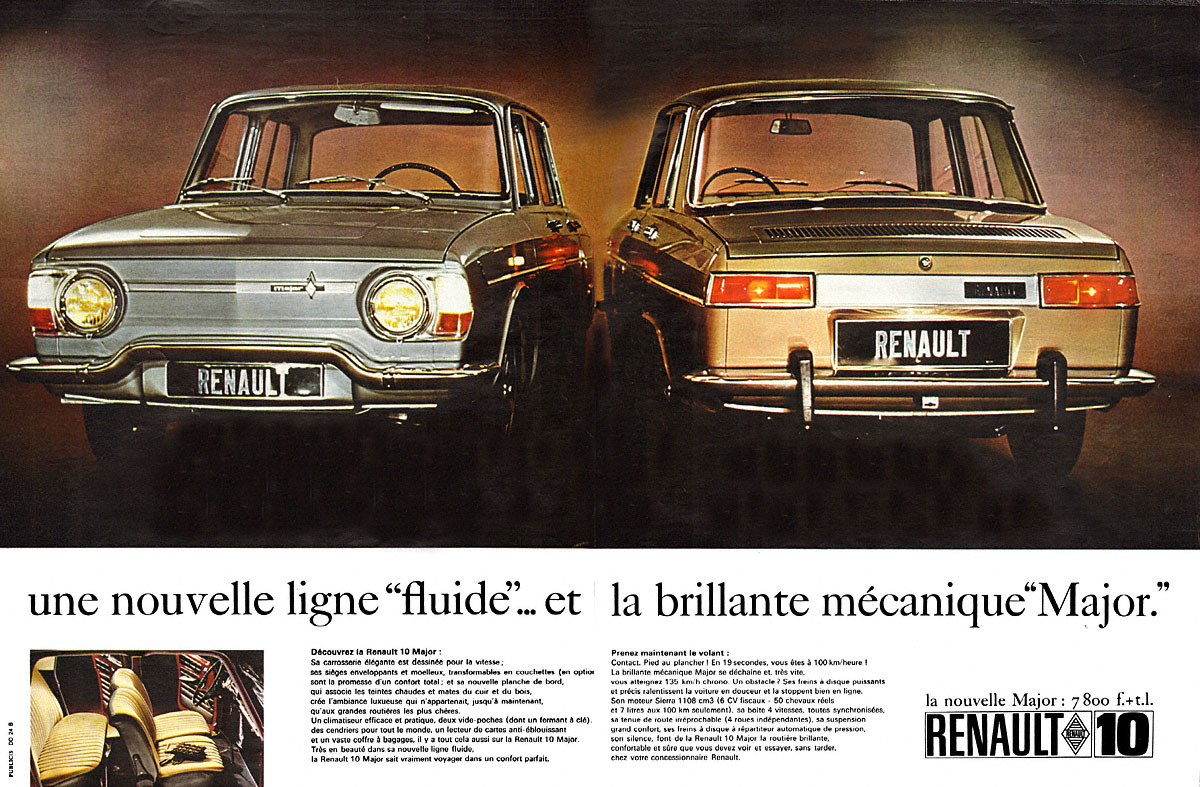 Publicit� Renault 1965