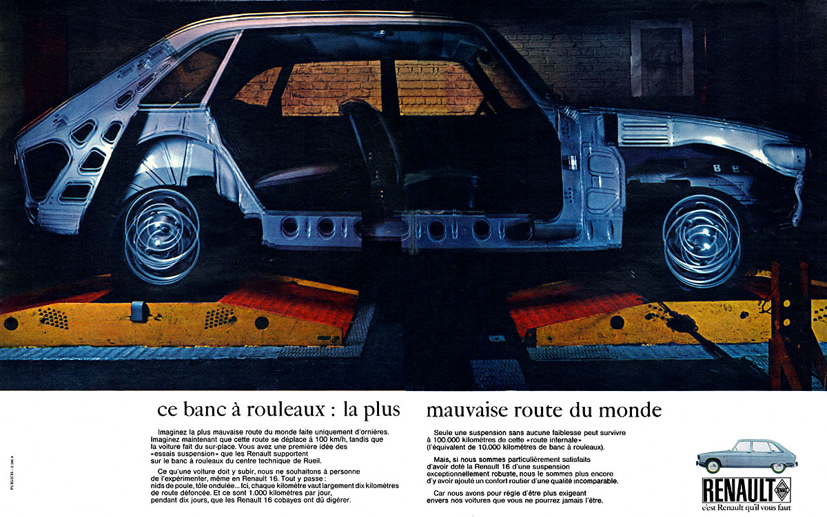 Publicit� Renault 1966