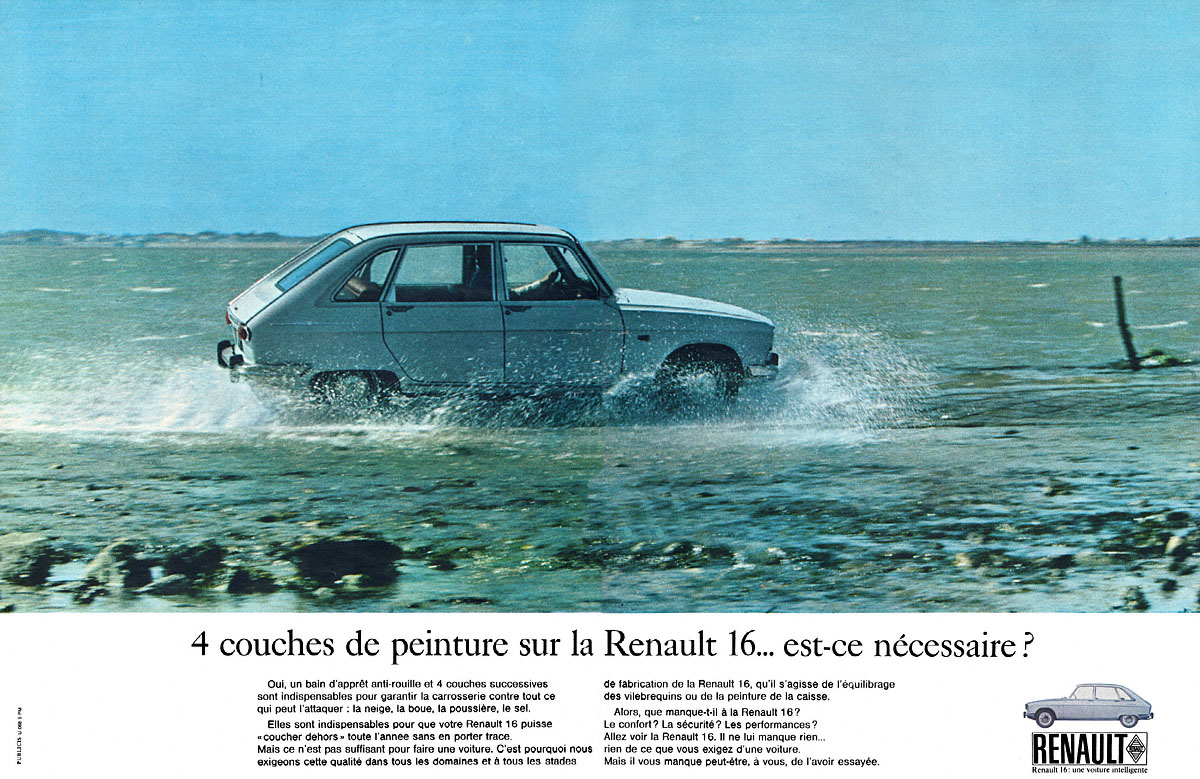 Publicit� Renault 1967