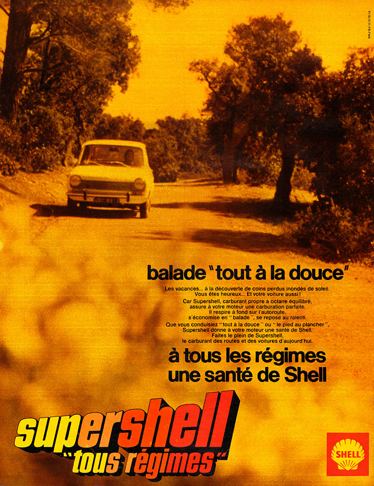 Publicit� Shell 1969
