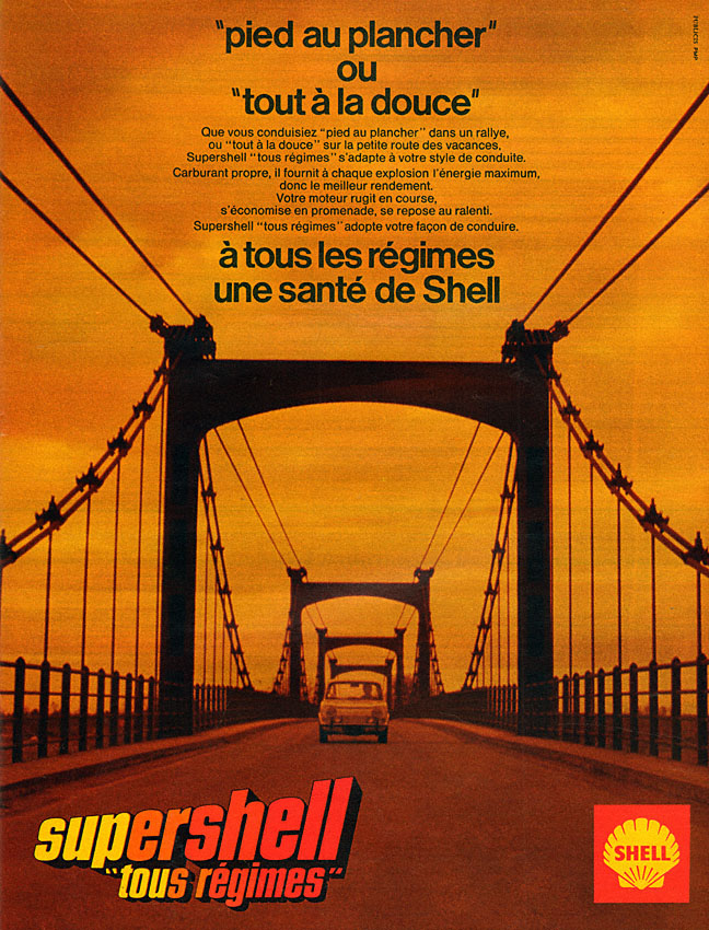 Publicité Shell 1969