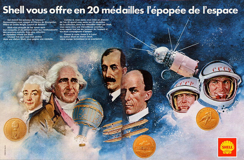 Publicité Shell 1970