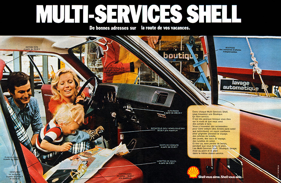 Publicité Shell 1972