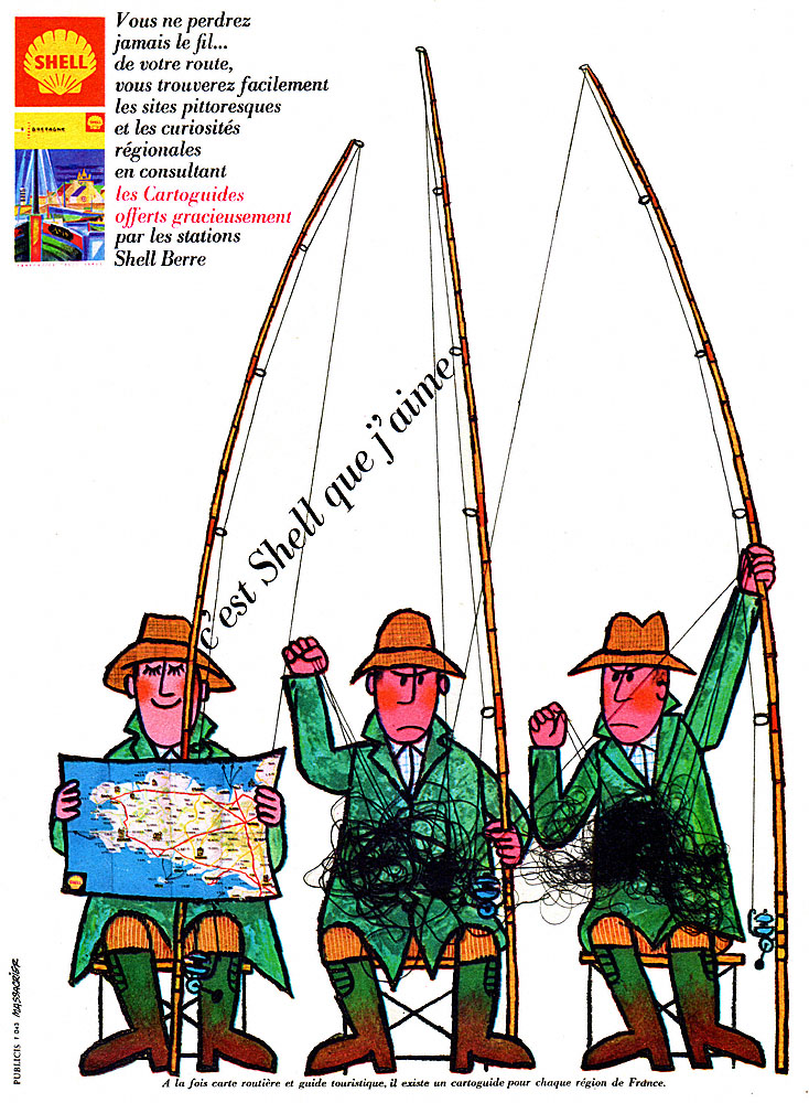 Publicité Shell 1962