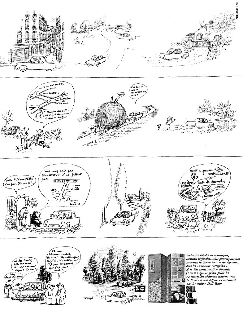 Publicité Shell 1963