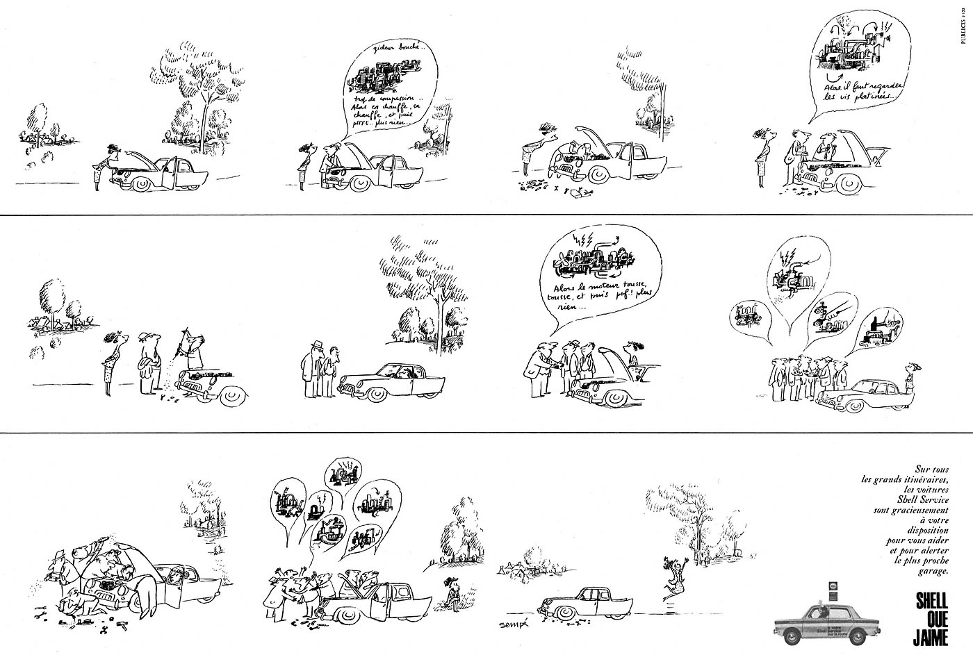Publicité Shell 1963
