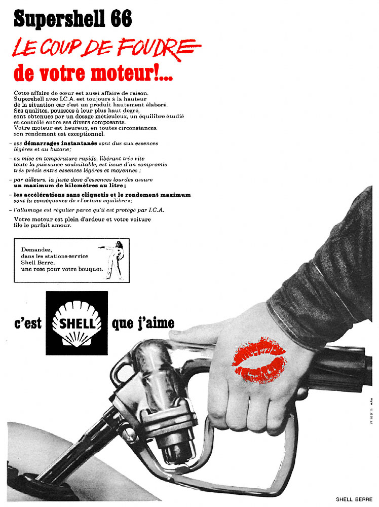 Publicit� Shell 1966