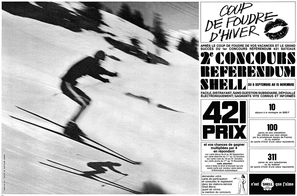 Publicit� Shell 1966