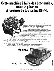 Publicité Simca 1969