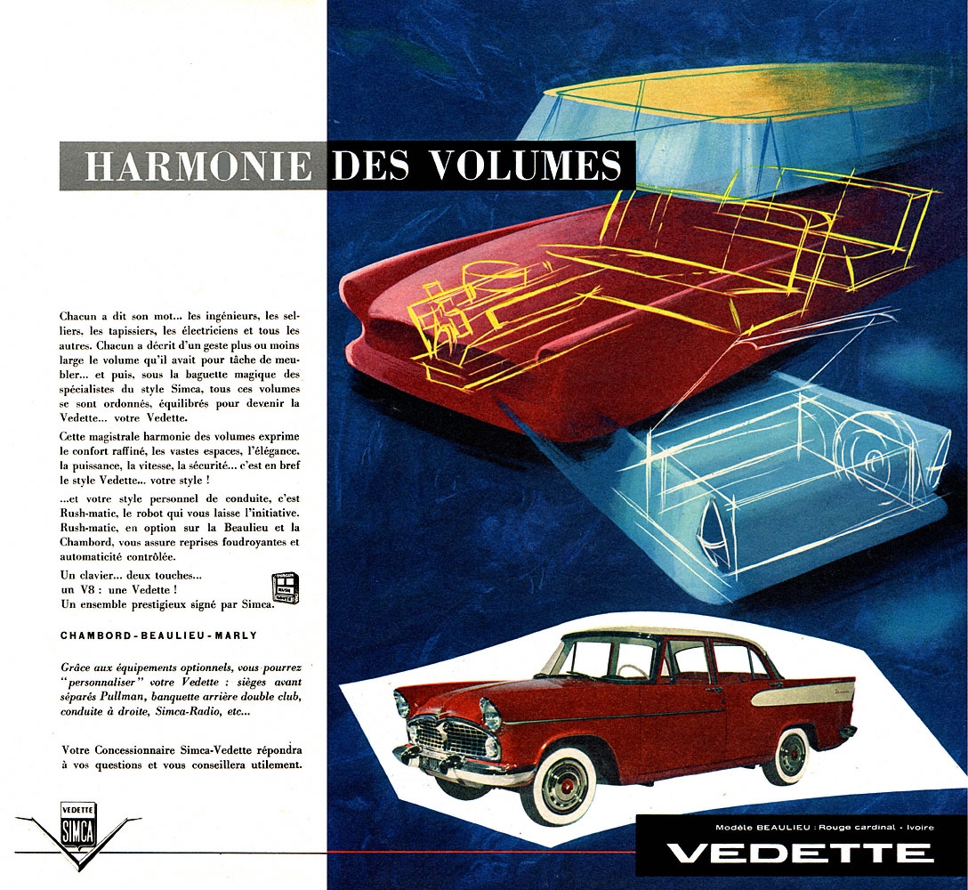 Publicité Simca 1958