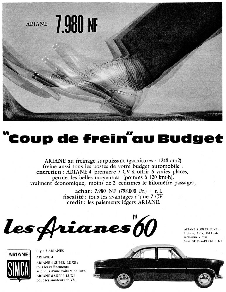 Publicité Simca 1959