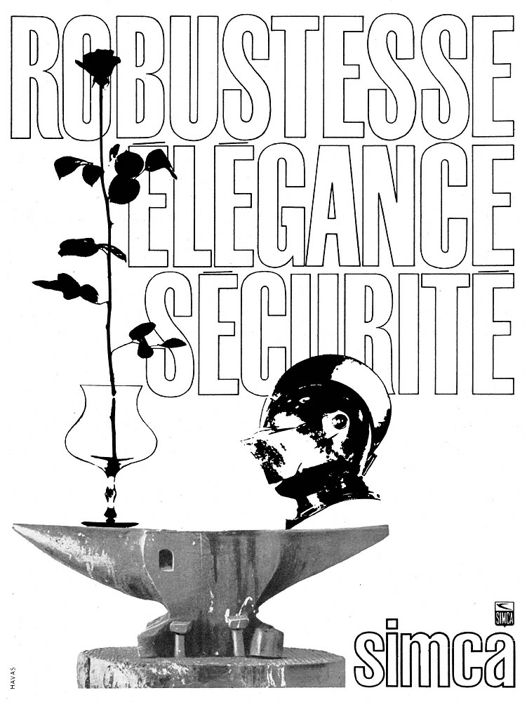 Publicité Simca 1961