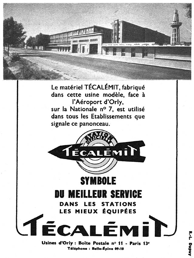 Publicité Tecalemit 1951