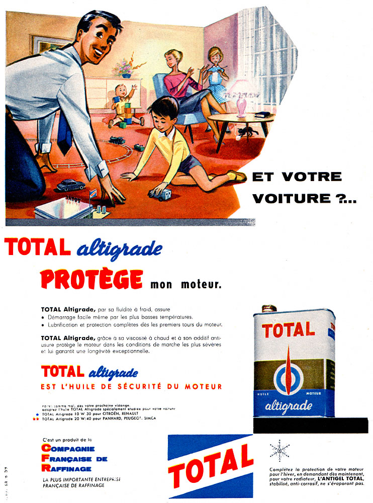 Publicité Total 1959