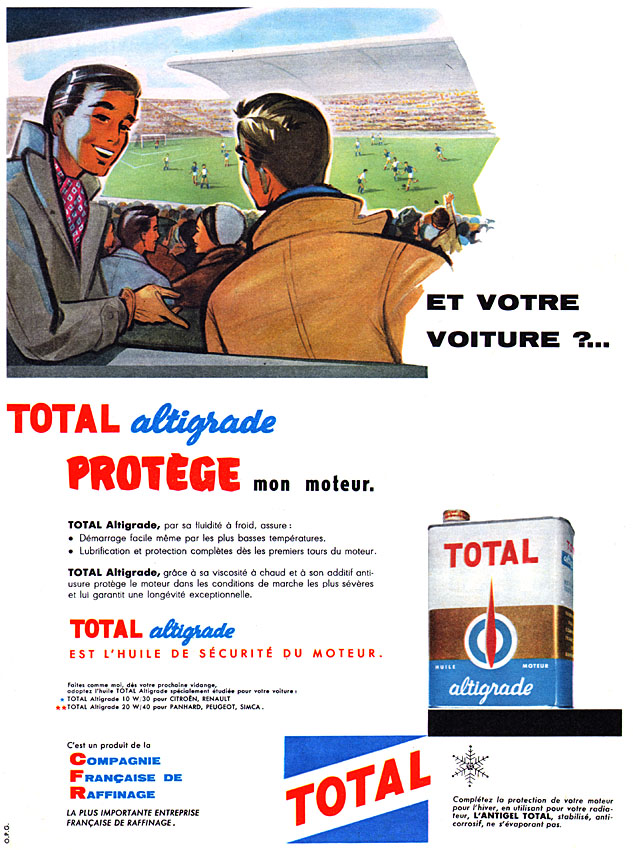 Publicité Total 1959