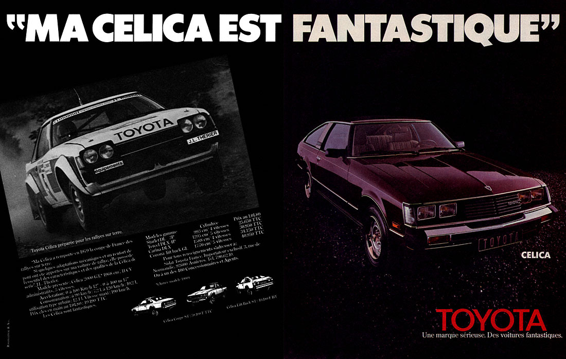 Publicité Toyota 1980
