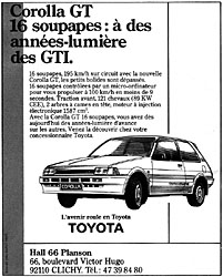 Marque Toyota 1986