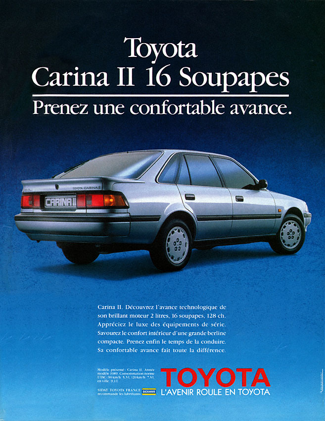 Publicité Toyota 1989