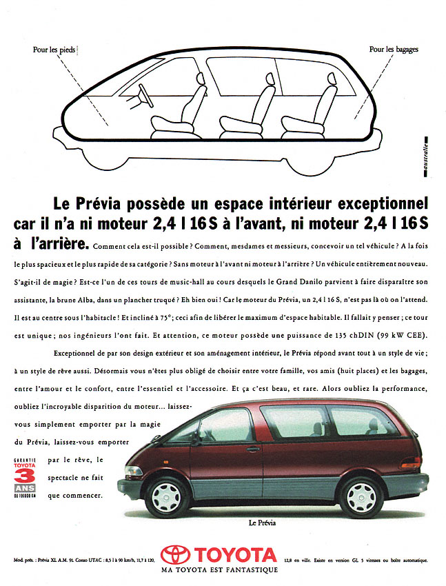 Publicité Toyota 1991