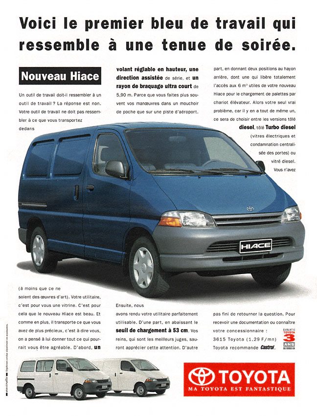 Publicité Toyota 1995