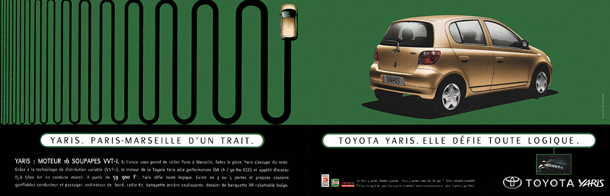 Publicité Toyota 1999