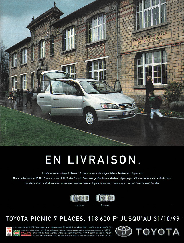 Publicité Toyota 1999