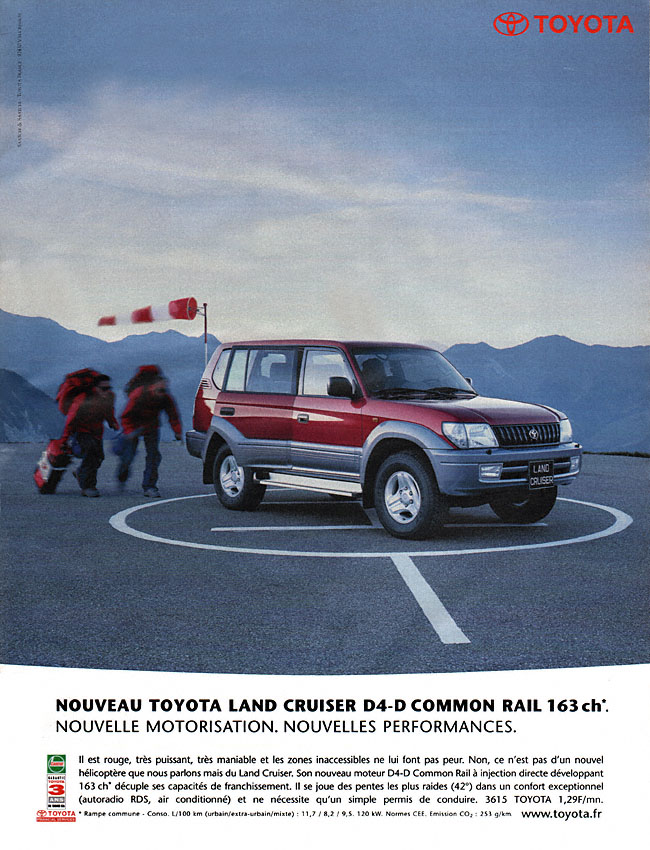 Publicité Toyota 2000