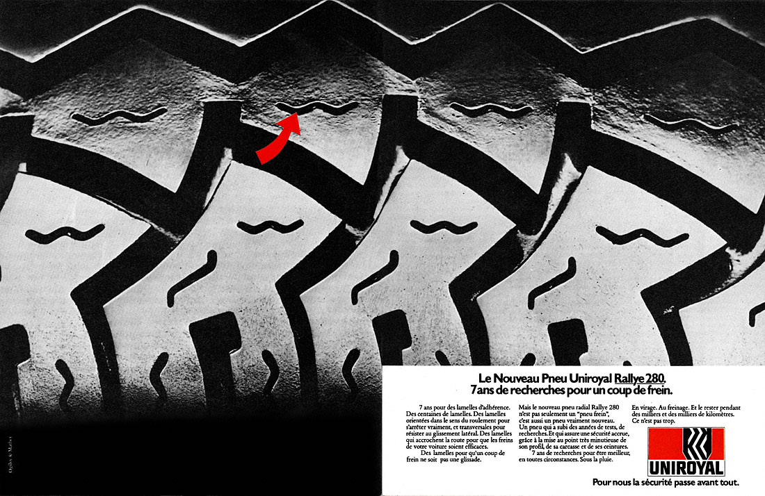 Publicité Uniroyal 1978
