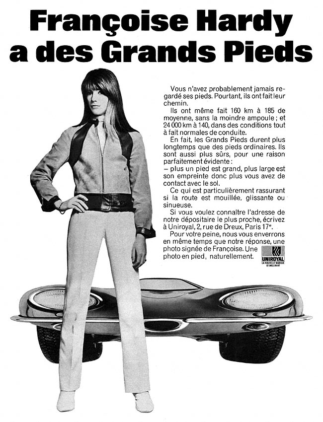 Publicité Uniroyal 1968