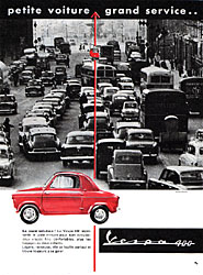Publicité Vespa 1960