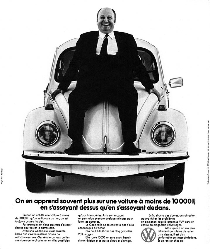 Publicité Volkswagen 1973