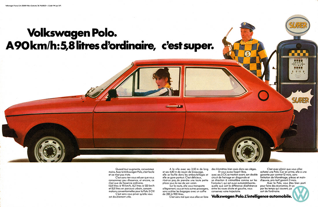 Publicité Volkswagen 1978