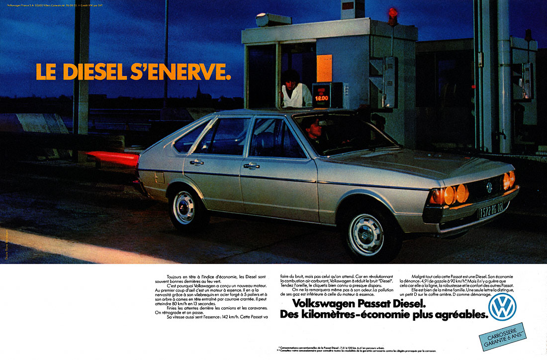 Publicité Volkswagen 1979