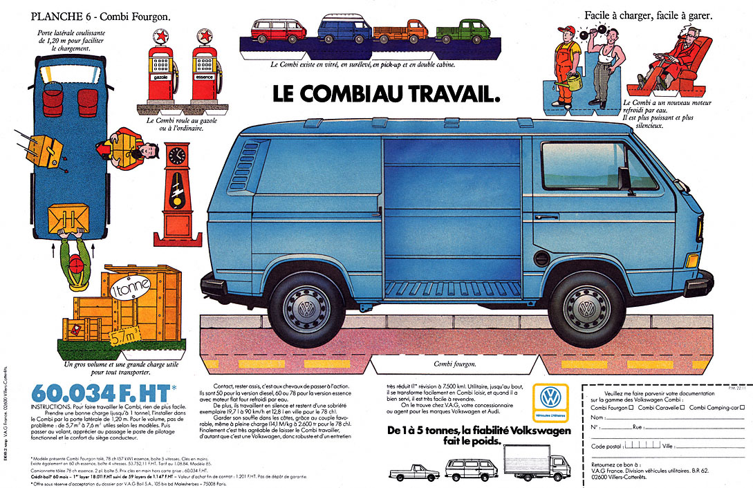 Publicité Volkswagen 1984