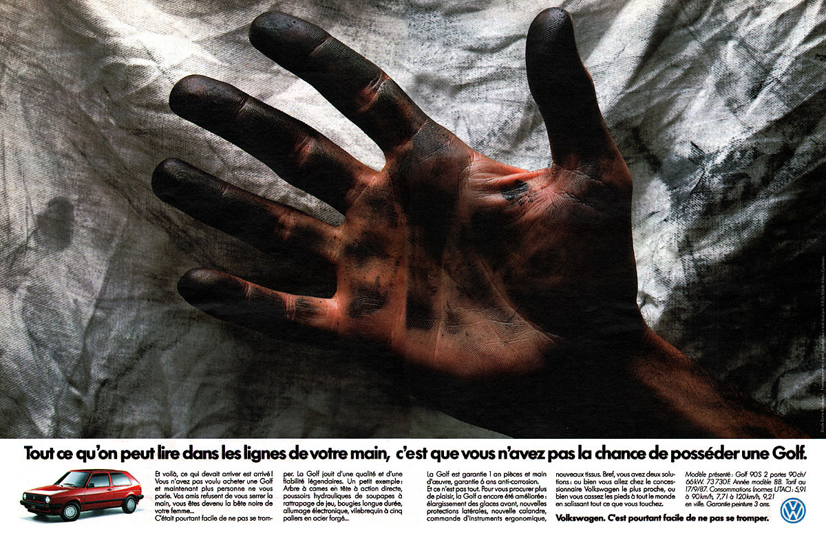 Publicité Volkswagen 1987