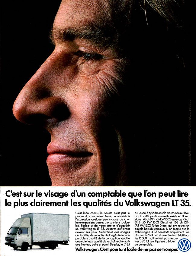 Publicité Volkswagen 1989