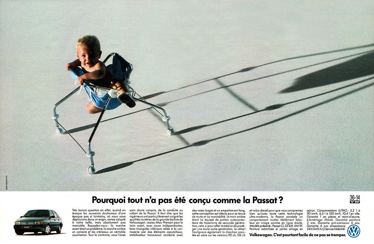 Publicité Volkswagen 1990