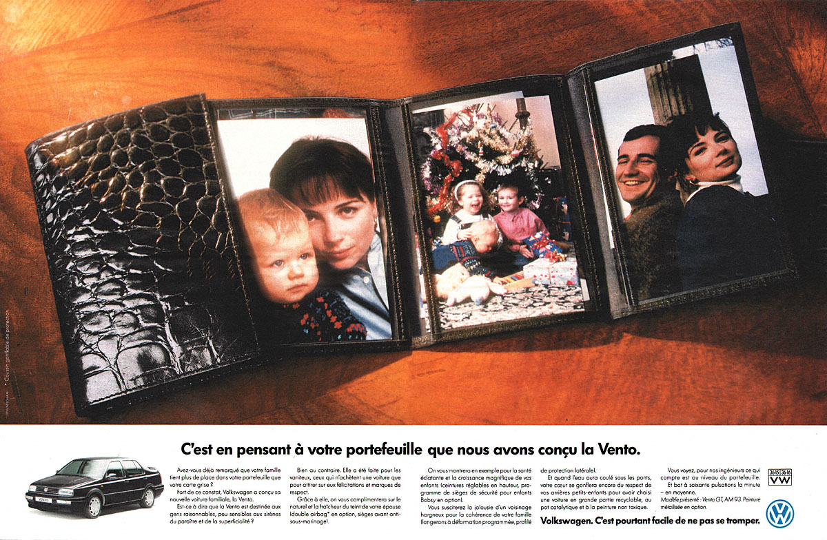 Publicité Volkswagen 1993