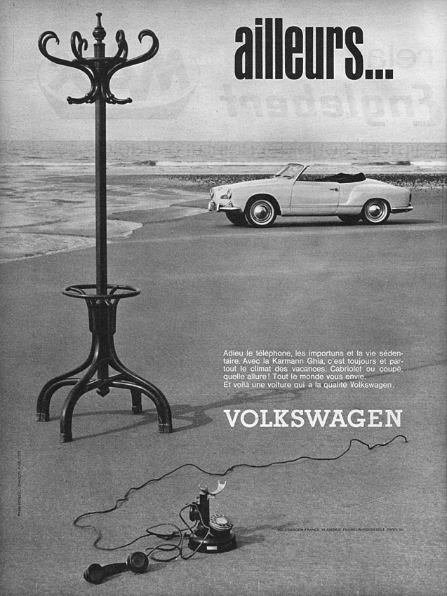 Publicité Volkswagen 1961